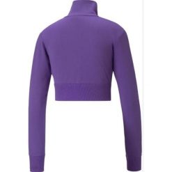 Bluza Top Damski Puma X Dua Lipa T7. Czarne bluzy sportowe damskie Puma, bez wzorów, bez kaptura, trekkingowe. Za 101.20 zł.