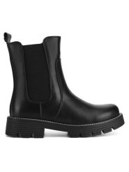 Nelli Blu Botki CS6139-03 Czarny. Czarne botki dziewczęce Nelli Blu, z materiału, bez zapięcia. Za 149.99 zł.