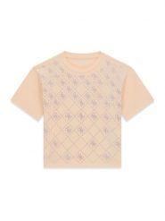 Guess T-Shirt J6GI05 K6YW4 Pomarańczowy jasny Boxy Fit. Brązowe t-shirty i topy dla dziewczynek Guess, z aplikacjami, z bawełny, bez ramiączek. Za 114.99 zł.