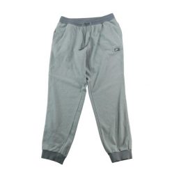 Second life - Spodnie dresowe męskie o kroju zwężanym szare - Stan bardzo dobry. Szare spodnie sportowe męskie Nike, l, bez wzorów, z dresówki, na fitness i siłownię. Za 143.46 zł.