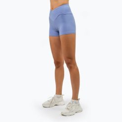 Spodenki NEBBIA Agile. Fioletowe szorty sportowe damskie Nebbia, xs, bez wzorów, na fitness i siłownię. Za 189.99 zł.