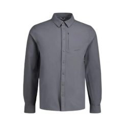 Koszula z długim rękawem Kathmandu Sun Breaker. Niebieskie koszule męskie KATHMANDU, l, bez wzorów, z materiału, klasyczne, bez kołnierzyka, bez ramiączek. Za 317.00 zł.