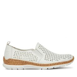 Półbuty Rieker. Czarne eleganckie półbuty Rieker, wizytowe, bez zapięcia. Za 339.99 zł.