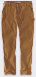 Damskie Spodnie Carhartt Rugged Flex Canvas Brown. Brązowe spodnie sportowe damskie Carhartt, bez wzorów. Za 319.71 zł.