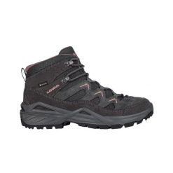 Buty trekkingowe damskie Lowa Sirkos Evo Mid Gtx. Szare obuwie sportowe damskie Lowa, bez wzorów, z materiału, trekkingowe. Za 849.00 zł.