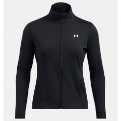 Bluza treningowa damska Under Armour Motion EMEA. Czarne bluzy sportowe damskie Under Armour, bez wzorów, na fitness i siłownię. Za 189.99 zł.