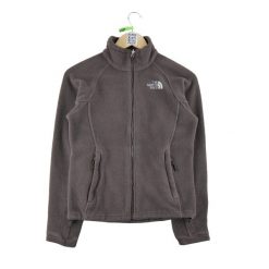 Second life - Damska brązowa kurtka polarowa TNF - Stan bardzo dobry. Brązowe kurtki damskie The North Face, bez wzorów, z polaru, bez kaptura. Za 170.36 zł.