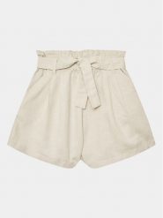 United Colors Of Benetton Szorty materiałowe 4BE7C901H Beżowy Regular Fit. Brązowe spodenki dla dziewczynek United Colors Of Benetton, bez wzorów, z bawełny. Za 99.99 zł.