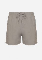 Szare Klasyczne Kąpielówki Szorty z Wiązaniem i Kieszeniami Foleona. Szare kąpielówki męskie Born2be, l, bez wzorów, trekkingowe. Za 39.99 zł.