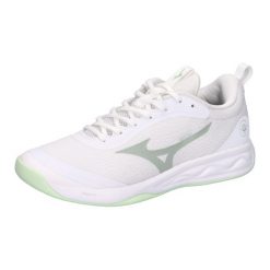 Damskie buty halowe Mizuno Wave Luminous Pro. Białe obuwie sportowe damskie Mizuno, bez wzorów, z gumy, na fitness i siłownię, mizuno wave. Za 615.45 zł.