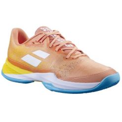 Buty tenisowe damskie Babolat Jet Mach 3 Clay. Brązowe obuwie sportowe damskie BABOLAT, bez wzorów, tenisowe. Za 599.00 zł.