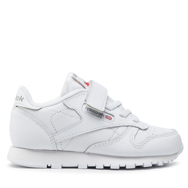 Sneakersy Reebok Classic. Białe półbuty dziewczęce Reebok Classic, bez wzorów, bez zapięcia. Za 149.99 zł.