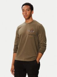 Aeronautica Militare Longsleeve 262TS2573UJ00703 Khaki Regular Fit. Brązowe bluzki z długim rękawem męskie Aeronautica Militare, m, bez wzorów, z bawełny, bez kołnierzyka. Za 344.99 zł.