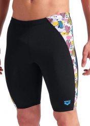 Spodenki pływackie męskie Arena Desert Swim Jammer. Czarne kąpielówki męskie Arena, m, bez wzorów, z materiału. Za 201.98 zł.