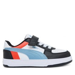 Sneakersy Puma. Białe trampki i tenisówki chłopięce Puma, bez wzorów, bez zapięcia. Za 169.99 zł.