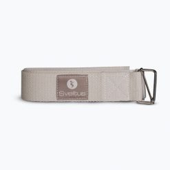 Pasek do jogi Sveltus Yoga beige. Brązowe paski damskie SVELTUS, bez wzorów. Za 52.99 zł.