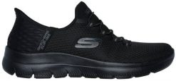 Buty damskie SKECHERS Slip-ins Summits (150123-BBK) 39. Obuwie sportowe damskie Skechers, bez wzorów, sportowe, bez zapięcia. Za 409.82 zł.