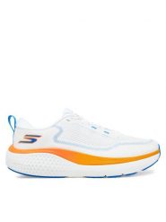 Skechers Buty do biegania GO RUN Supersonic 246086/WMLT Biały. Białe buty sportowe męskie Skechers, z materiału, bez zapięcia, do biegania. Za 239.99 zł.