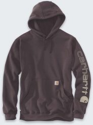Bluza Carhartt Iconic K288 Logo Dark Sepia. Brązowe bluzy męskie Visent, m, bez wzorów, bez kaptura. Za 265.11 zł.