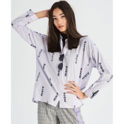 Koszula oversize - Fioletowy. Koszule damskie marki Sinsay. Za 59.99 zł.