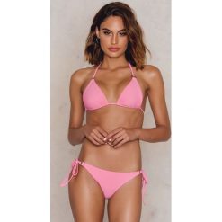 NA-KD Swimwear Metal Ring Tie Strap Panty - Pink. Różowe bikini damskie NA-KD Swimwear. W wyprzedaży za 24.38 zł.