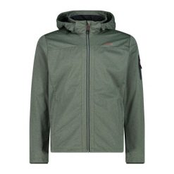 Kurtka turystyczna z kapturem CMP. Zielone kurtki męskie CMP, bez wzorów, z polaru, sportowe, z kapturem. Za 403.80 zł.