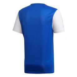 Koszulka piłkarska adidas Estro 19 JSY M DP3231. Białe koszulki sportowe męskie Adidas, m, bez wzorów, bez kołnierzyka, bez ramiączek, do piłki nożnej. Za 42.99 zł.