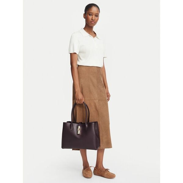 Torebka Furla. Fioletowe torebki do ręki damskie Furla, bez wzorów, klasyczne, bez dodatków. Za 1,579.00 zł.