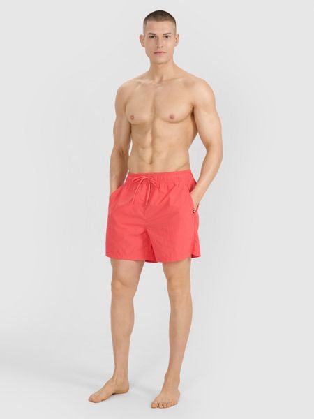 4F Spodenki plażowe boardshorty męskie - czerwone XXL. Czerwone szorty męskie 4f, na lato, m, bez wzorów, z syntetyku, wakacyjne. W wyprzedaży za 59.99 zł.