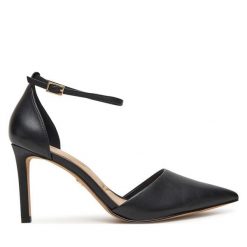 Szpilki Aldo. Czarne szpilki damskie Aldo, bez wzorów, bez obcasa, bez zapięcia. Za 379.99 zł.