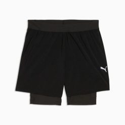 Damskie spodenki do biegania Puma. Szorty sportowe damskie Puma, l, bez wzorów, z materiału, sportowe, do biegania. Za 264.99 zł.