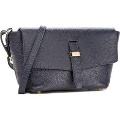 Torebka CREOLE - K10431 Granat. Niebieskie listonoszki damskie Creole, ze skóry. Za 139.00 zł.