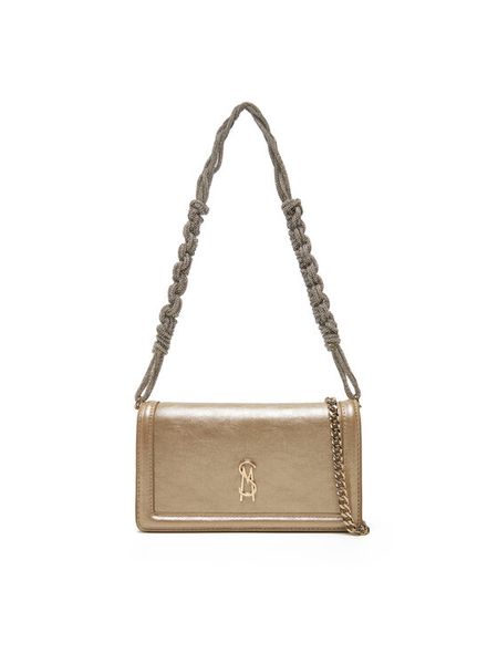 Steve Madden Torebka Bnya SM13001576 Złoty. Żółte torebki do ręki damskie Steve Madden, bez wzorów, ze skóry, wizytowe, bez dodatków. Za 269.99 zł.