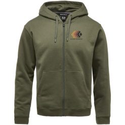 Bluza z kapturem z pełnym zamkiem błyskawicznym Black Diamond Faded. Czarne bluzy męskie Black Diamond, s, bez wzorów, z bawełny, z kapturem. Za 411.05 zł.