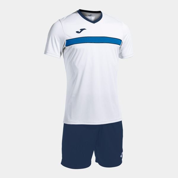 Zestaw koszulka treningowa i spodenki Joma Victory. Białe krótkie spodenki sportowe męskie Joma, xl, bez wzorów, do piłki nożnej. Za 131.90 zł.