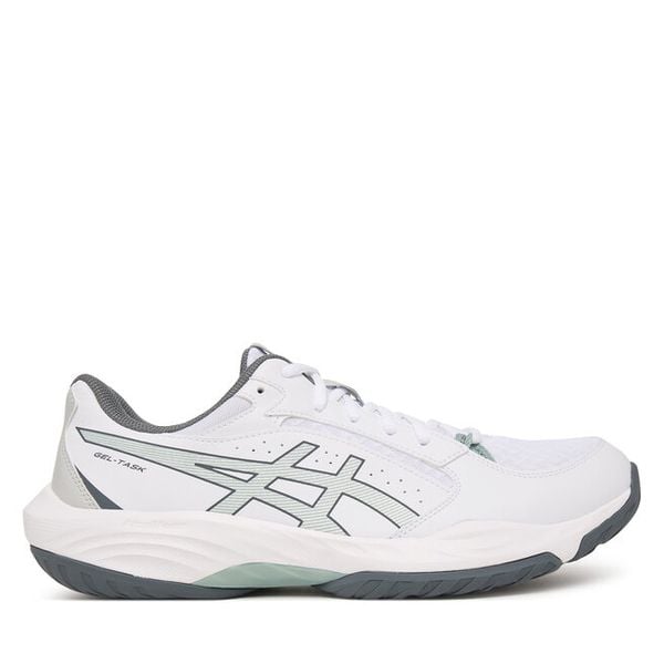 Buty halowe Asics. Białe buty sportowe męskie Asics, bez zapięcia. Za 332.99 zł.