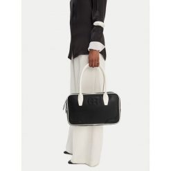 Torebka GINO ROSSI. Czarne torebki do ręki damskie Gino Rossi, bez wzorów, bez dodatków. Za 229.99 zł.