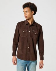 WRANGLER MĘSKA KOSZULA WESTERN SHIRT MOLE 112357246 W5B4017499. Koszule męskie Wrangler, m, bez wzorów, bez kołnierzyka, bez ramiączek. Za 179.99 zł.
