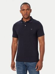 Guess Polo M6YP66 K4394 Granatowy Extra Slim Fit. Niebieskie koszulki polo męskie Guess, m, z aplikacjami, z bawełny, bez ramiączek. Za 264.99 zł.