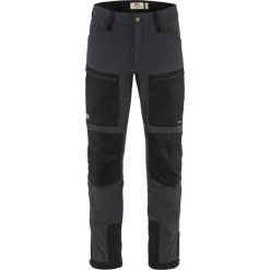 Spodnie trekkingowe męskie Fjallraven Keb Agile Trousers. Czarne spodnie sportowe męskie Fjällräven, na lato, m, bez wzorów, trekkingowe. Za 907.99 zł.