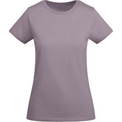Damska Koszulka Z Krótkim Rękawem Breda. Fioletowe koszulki sportowe damskie ROLY, xl, bez wzorów, bez kołnierzyka, bez ramiączek, trekkingowe. Za 42.99 zł.