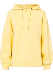 Bluza z kapturem oversized, z miękkiego materiału z bawełną. Zielone bluzy damskie bonprix, bez wzorów, z bawełny, z kapturem. Za 99.99 zł.