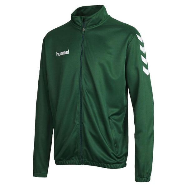 Bluza sportowa dla dorosłych Hummel Core Poly Jacket. Białe bluzy męskie Hummel, m, bez wzorów, z materiału, bez kaptura, na fitness i siłownię. Za 60.00 zł.