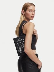 KARL LAGERFELD Torebka B3W30110 Czarny. Czarne torebki do ręki damskie KARL LAGERFELD, bez wzorów, ze skóry, bez dodatków. Za 999.99 zł.