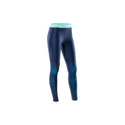 Legginsy fitness kardio 500. Niebieskie legginsy damskie DOMYOS. Za 64.99 zł.