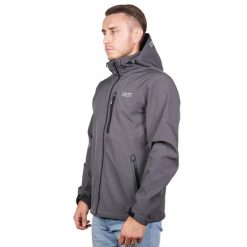 Kurtka softshell męska Pros Sport SOFTGRIT 729CH. Szare kurtki męskie Pros, m, bez wzorów, z softshellu, sportowe, bez kaptura. Za 299.00 zł.