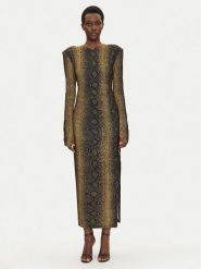 NORMA KAMALI Sukienka codzienna KK4243PLC27302 Brązowy Slim Fit. Brązowe sukienki damskie Norma Kamali, na co dzień, l, bez wzorów, z syntetyku, bez kołnierzyka, bez ramiączek, proste. Za 1,119.00 zł.