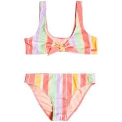 Strój kąpielowy dwuczęściowy dziecięcy ROXY Ocean Treasure Bralette. Stroje kąpielowe dla dziewczynek Roxy, bez wzorów, z elastanu. Za 69.99 zł.