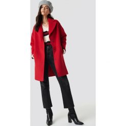 Trendyol Płaszcz Oversize Stamp - Red. Czerwone płaszcze damskie Trendyol. Za 283.95 zł.