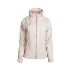 Kurtka damska wodoodporna ATMORE, oddychająca i wiatroszczelna, chroniąca przed. Czerwone kurtki damskie IZAS, bez wzorów, bez kaptura. Za 443.43 zł.